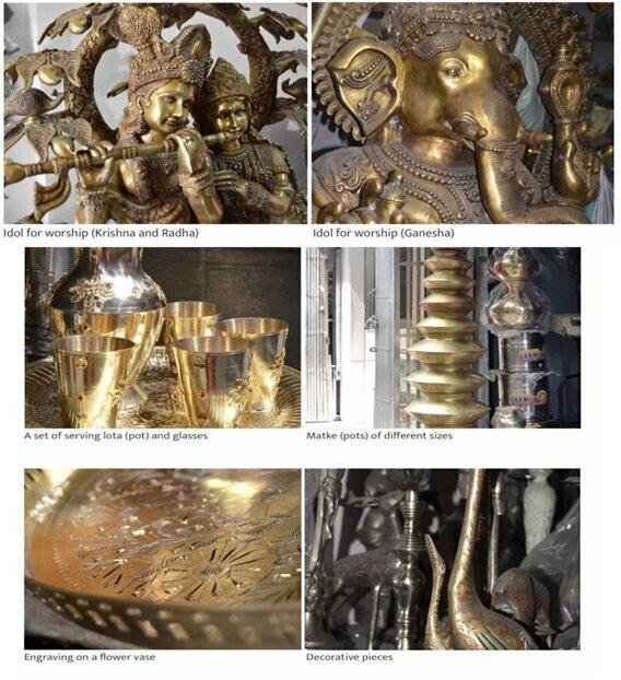 Dine in Luxury with Handmade Table Runners with ANUNA Moradabad Brass