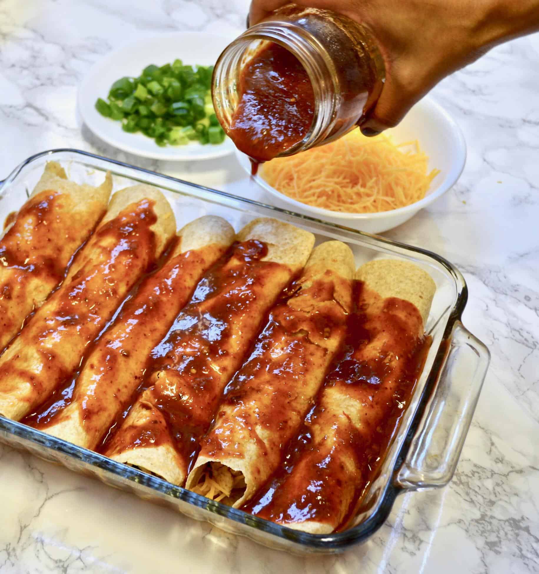 Healthy Turkey Enchiladas An Unblurred Lady