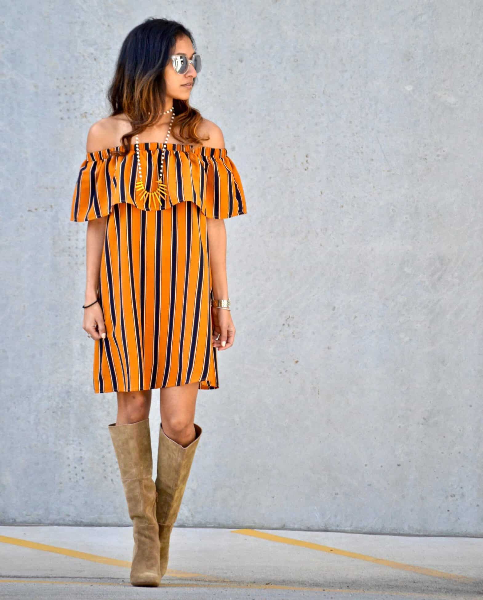 Mustard Dress An Unblurred Lady