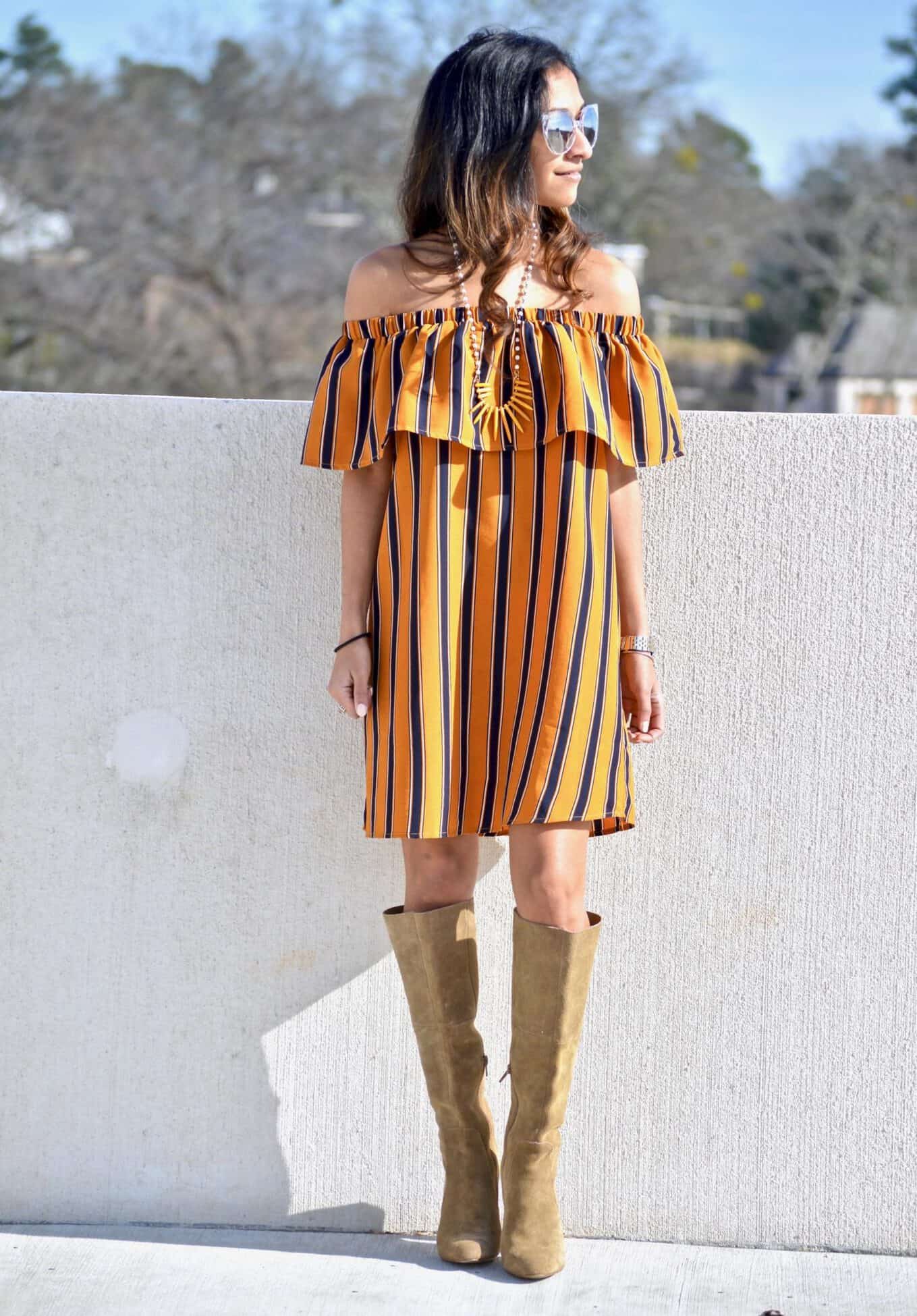 Mustard Dress An Unblurred Lady