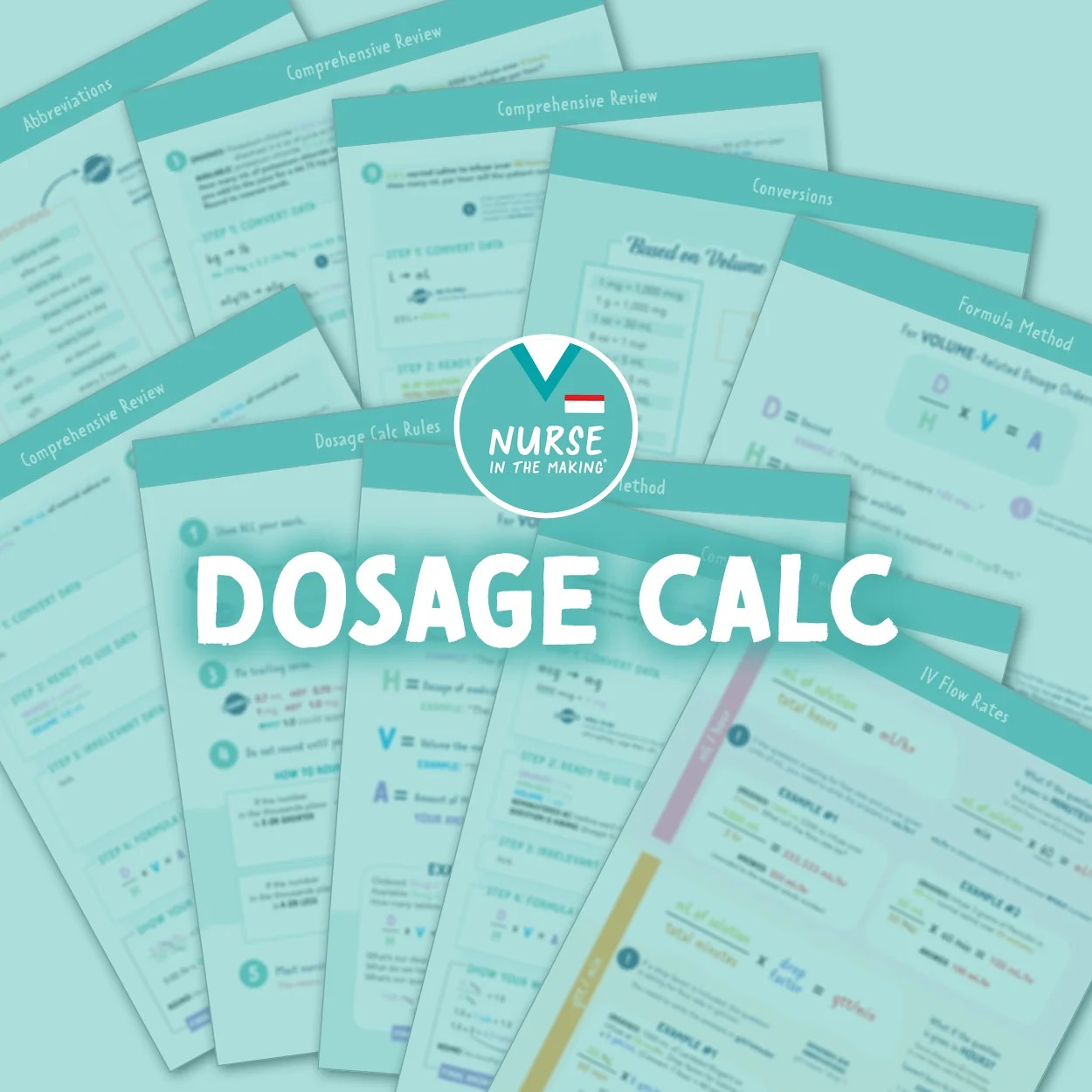 Dosage Calculation Study Guide NurseInTheMaking