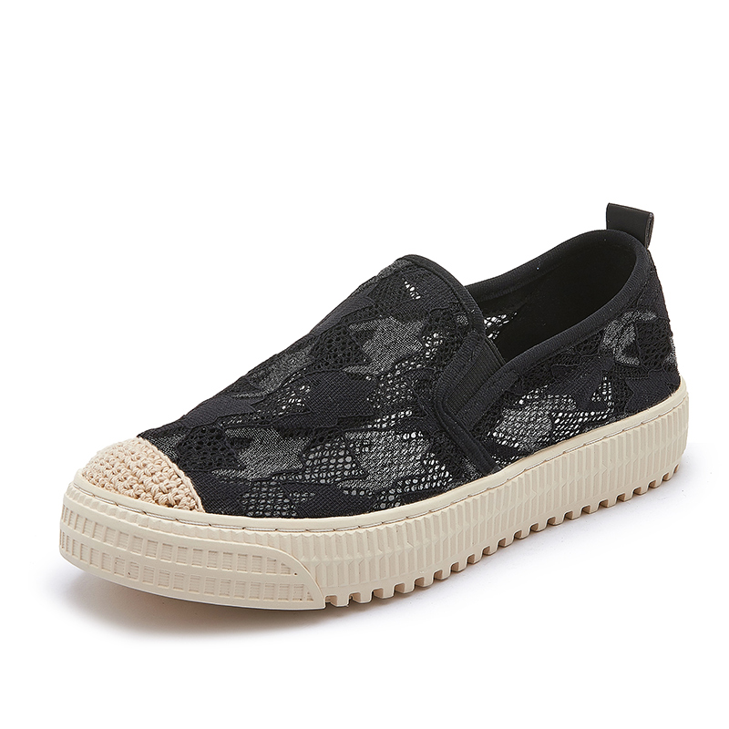Slip On Lace Espadrilles Loafer Sneakers