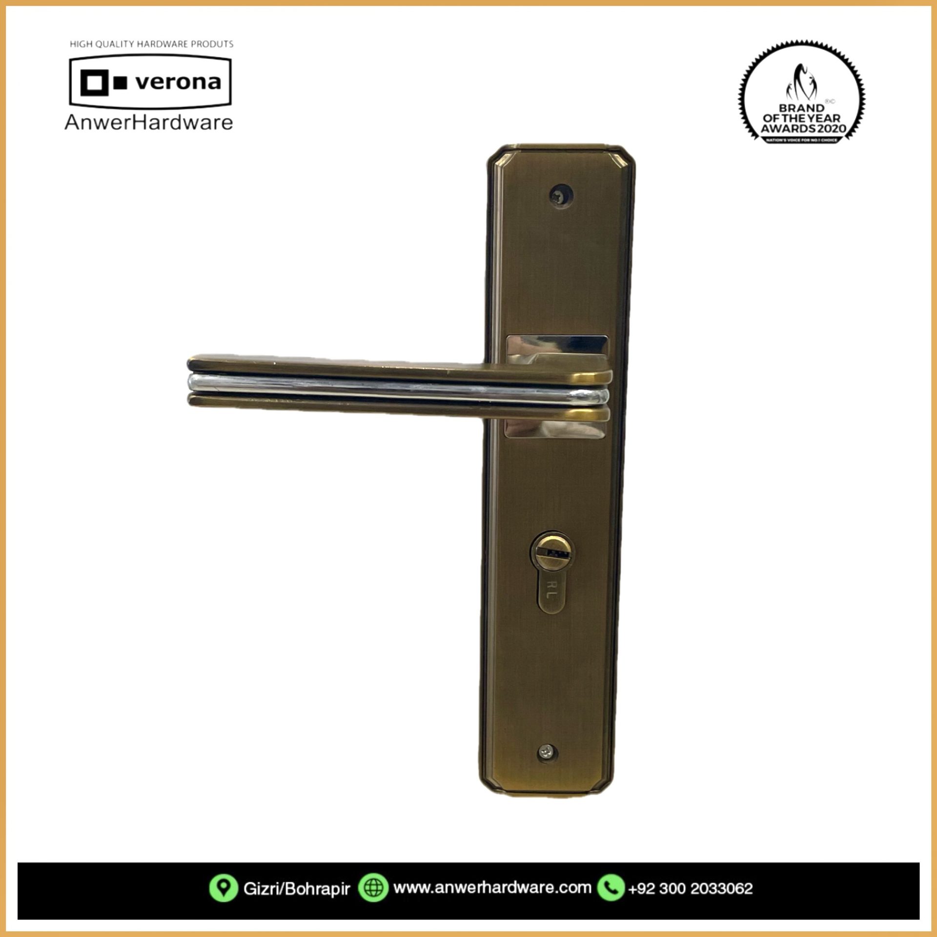 Handle Lock KH005 MAE ⋆ Anwer Hardware