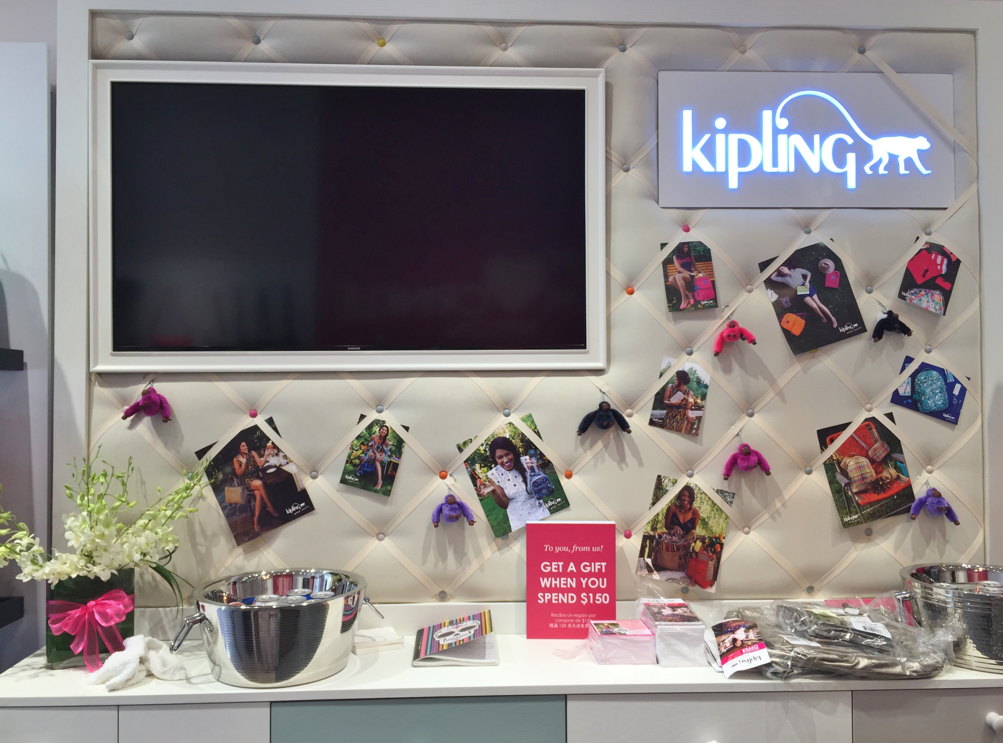 Monkeying Around at Kipling’s Fashion Valley Grand Opening! Any