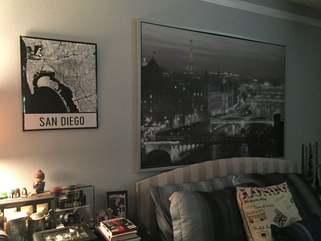 Modern Map Art San Diego Any Second Now