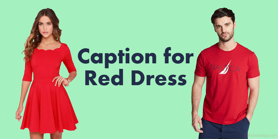 50+ Red Dress Captions and Quotes AnyCaption