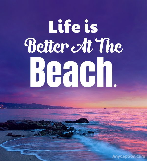 100+ Best Beach Captions For Instagram and Facebook AnyCaption