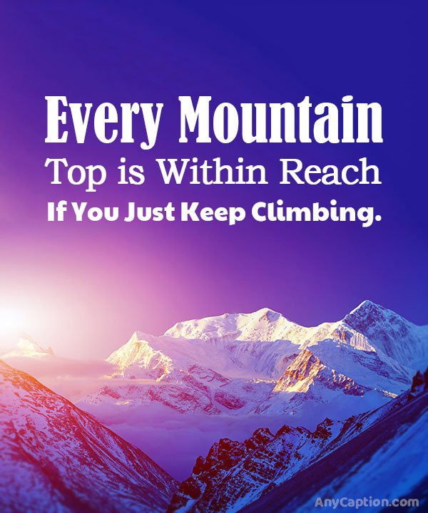 Mountain Captions For Instagram and Facebook AnyCaption