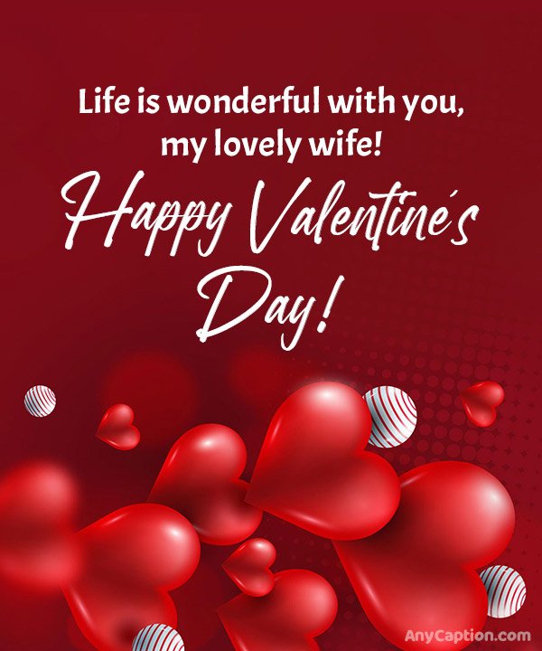 90+ Heartwarming Valentine’s Day Captions for Wife AnyCaption