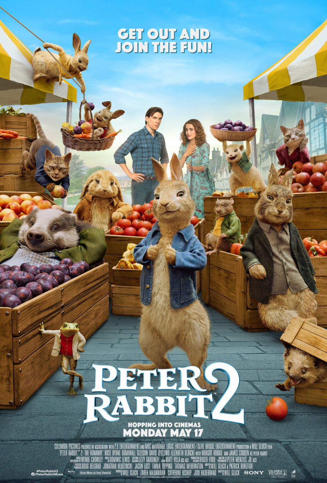 Peter Rabbit 2 trailer the James Corden voiced rabbit is