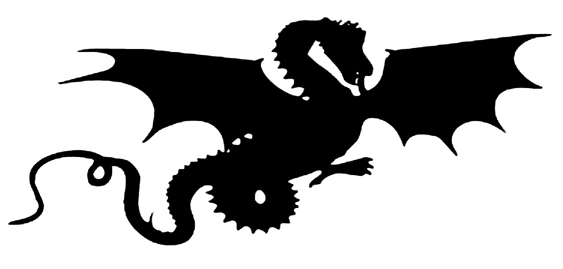 Dragon Car Sticker Cutout Vinyl Decal AG Design