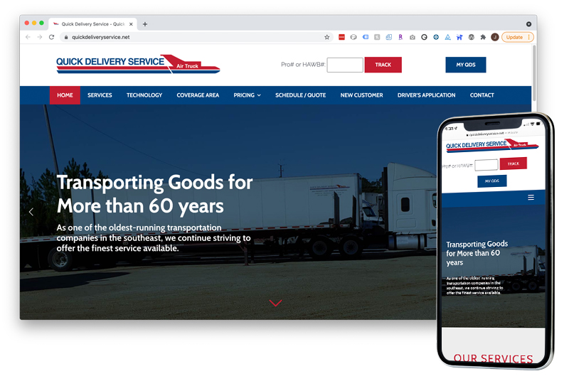 Quick Delivery Service site Anything Creative