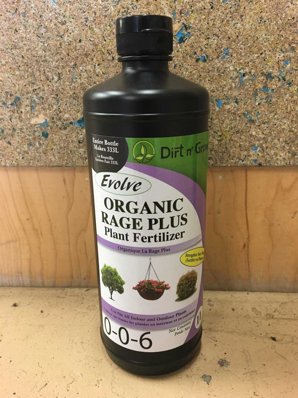 EVOLVE Rage Plus Organic Fertilizer 006 › Anything Grows