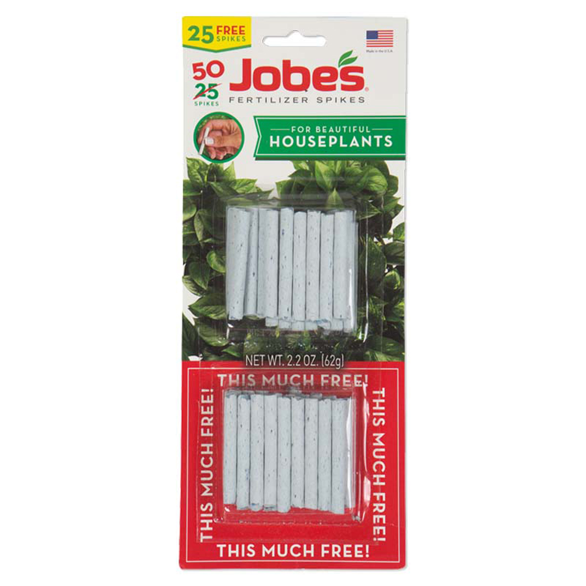 Jobe’s Houseplant Fertilizer Spikes Twin Pack › Anything Grows