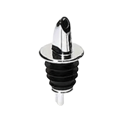 (POP0370A) COLLARLESS CHROME PLATED FREE FLOW POURER Anytime Bar Supplies