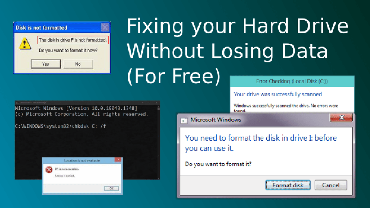 Repair Drive using Command Prompt Without Losing Data Anzeni Design