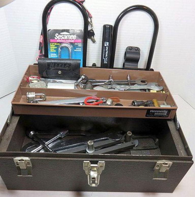 Auction Ohio Kennedy Tool Box and Contents