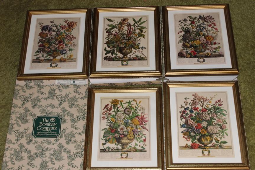 Auction Ohio Bombay Company Prints