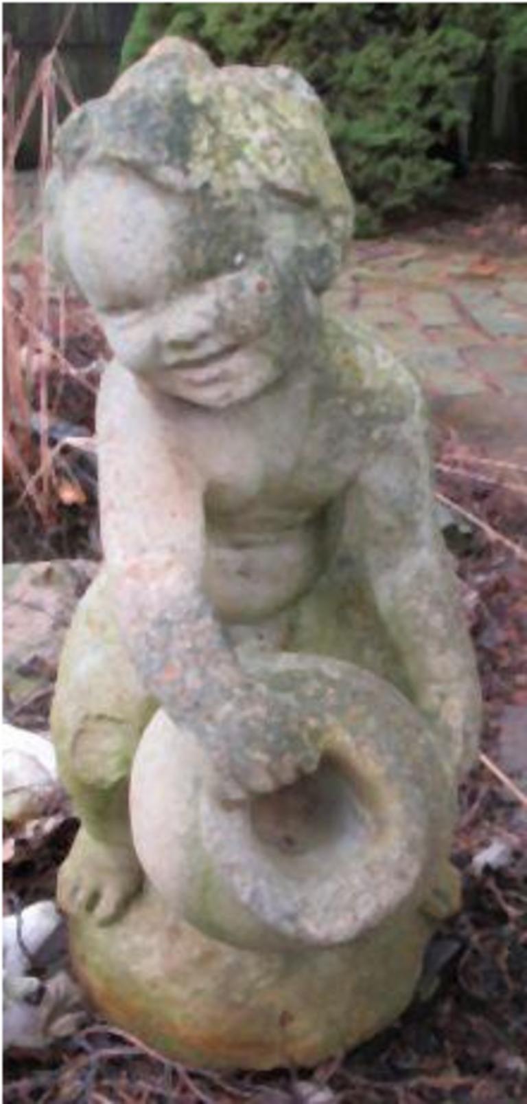 Auction Ohio Concrete Statues