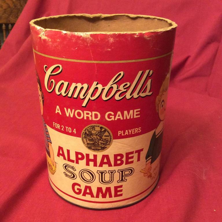 Auction Ohio Campbell's Soup Alphabet Game