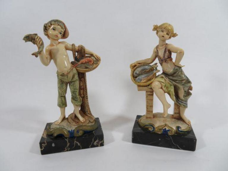Auction Ohio Pair of Italian Figurines