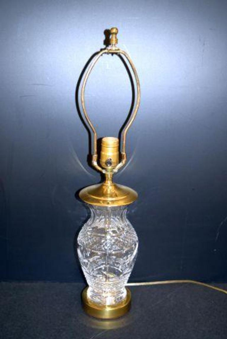 Auction Ohio Waterford Crystal Table Lamp