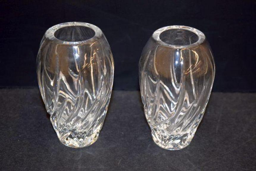 Auction Ohio Waterford Crystal Bud Vases