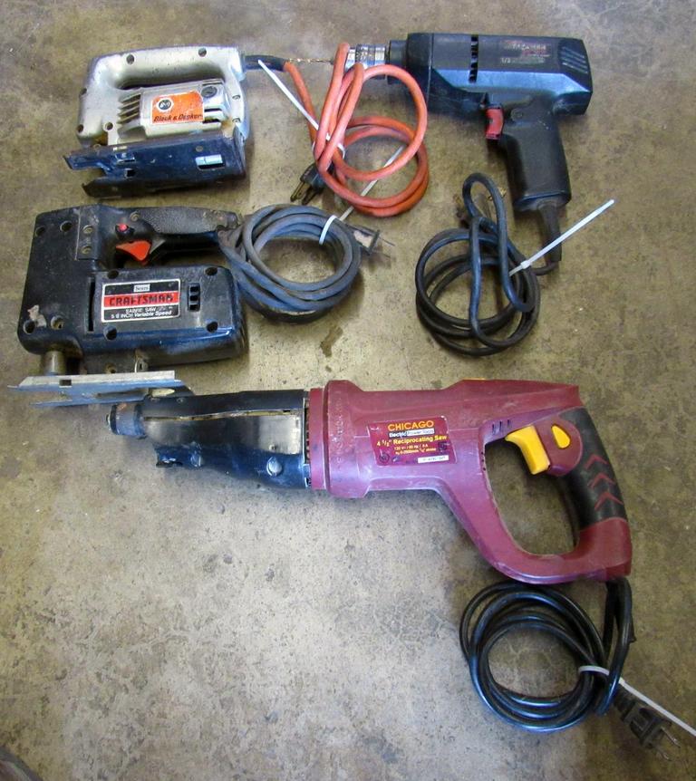 Auction Ohio Power Tools Assortment