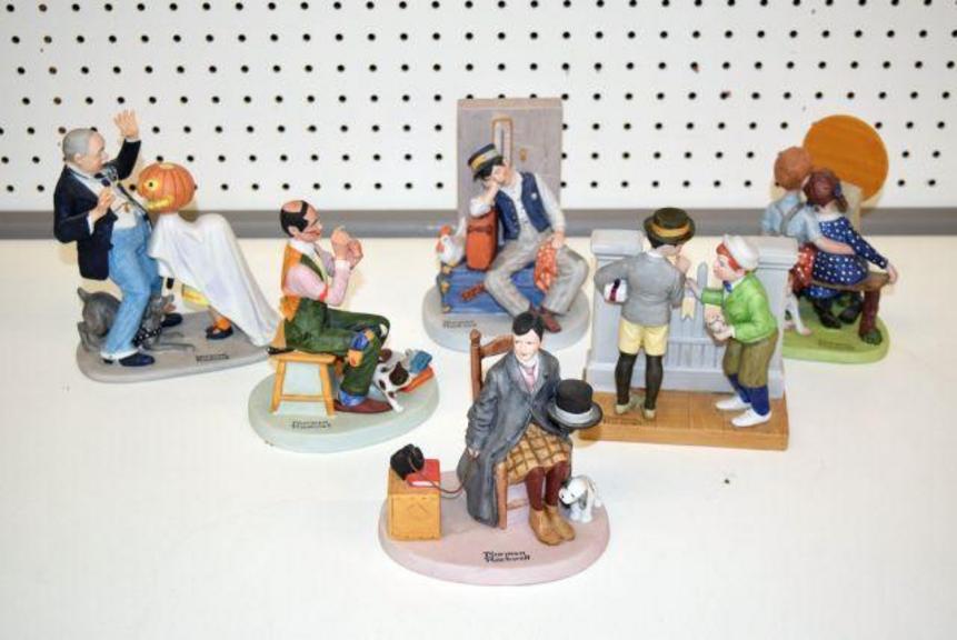 Auction Ohio Norman Rockwell Figurines