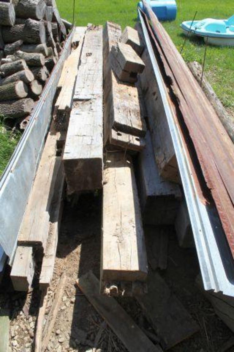 Auction Ohio OLD BARN BEAMS