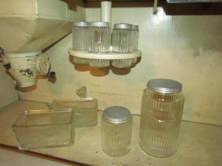 Auction Ohio Antique Hoosier Accessories