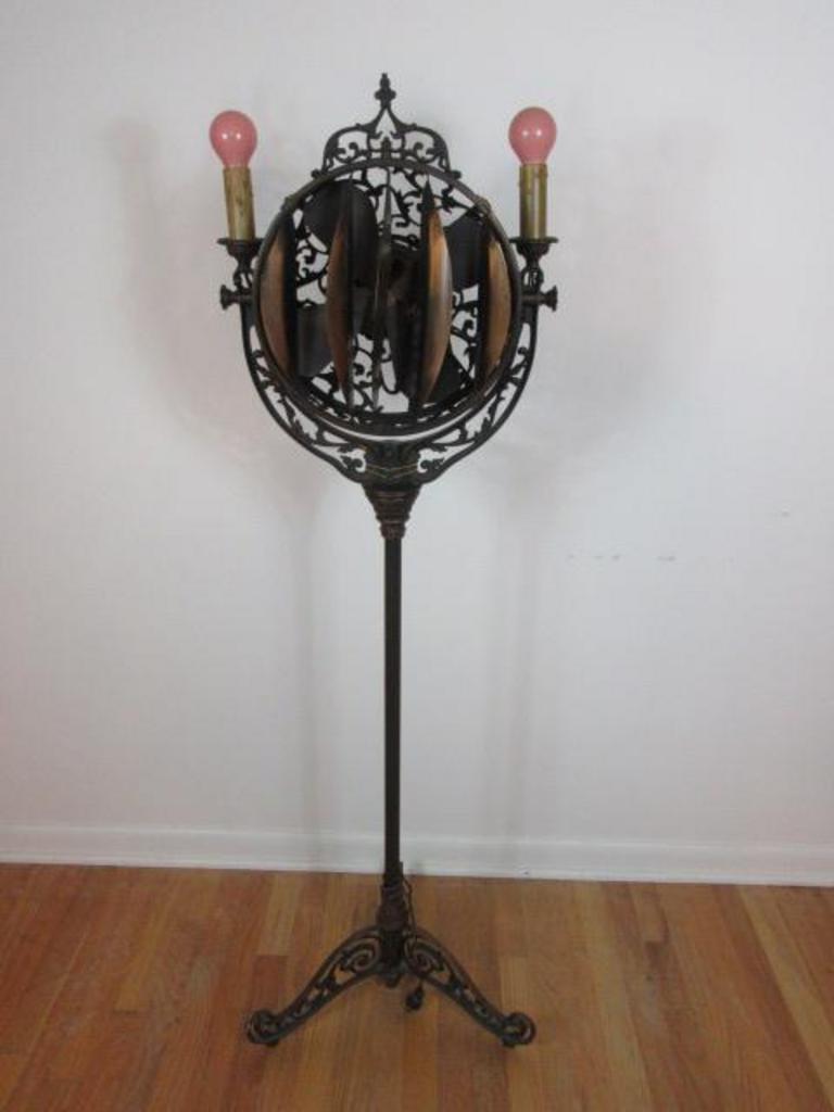 Auction Ohio Antique Funeral Parlor Fan