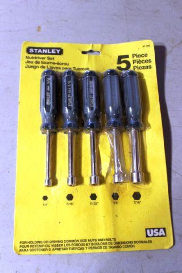 Auction Ohio Stanley 5 Piece Nut Driver Set