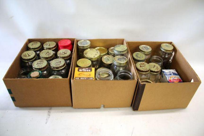 Auction Ohio MASON, KERR, & BALL JARS