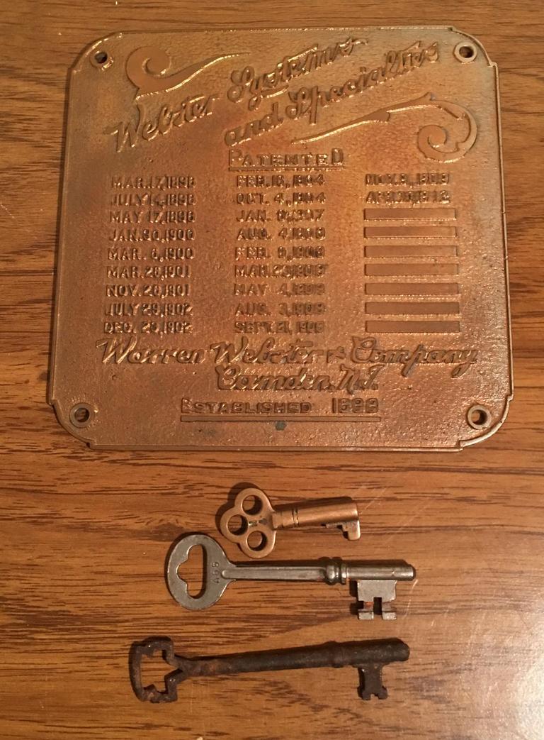 Auction Ohio ster Systems Plate & Keys