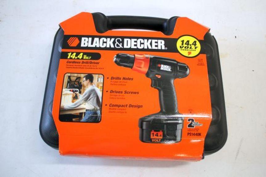 Auction Ohio BLACK & DECKER CORDLESS DRILL