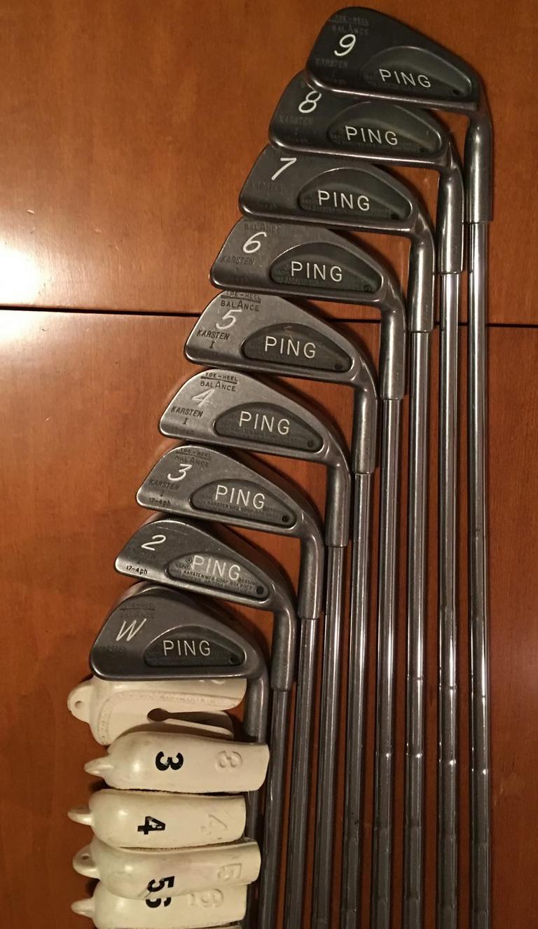 Auction Ohio Ping Karsten I Golf Clubs Set