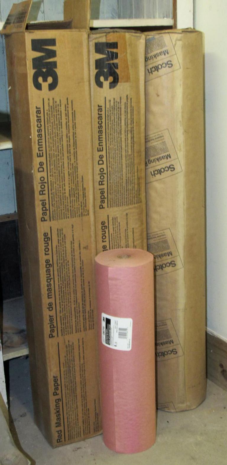 Auction Ohio 3M Masking Paper Rolls