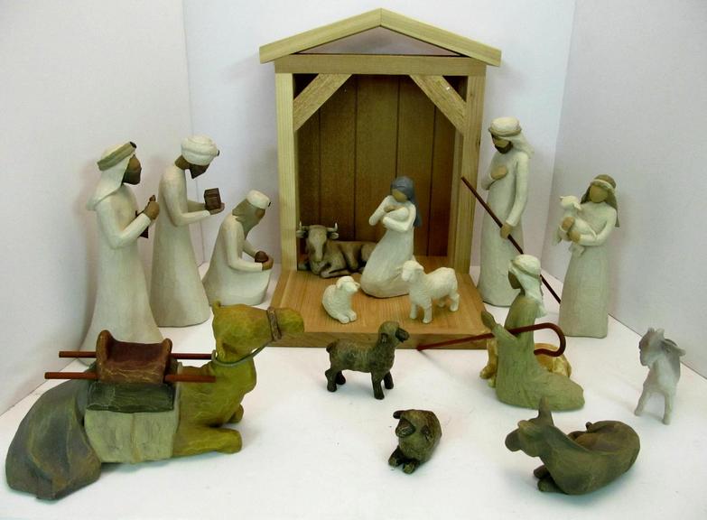 Auction Ohio Willow Tree Nativity Scene