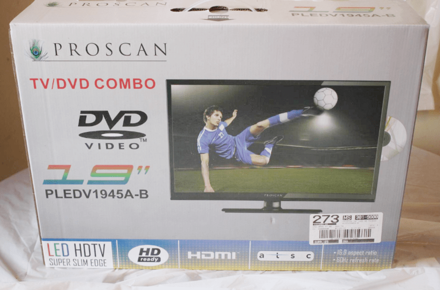 Auction Ohio Proscan 19" TV/DVD Combo
