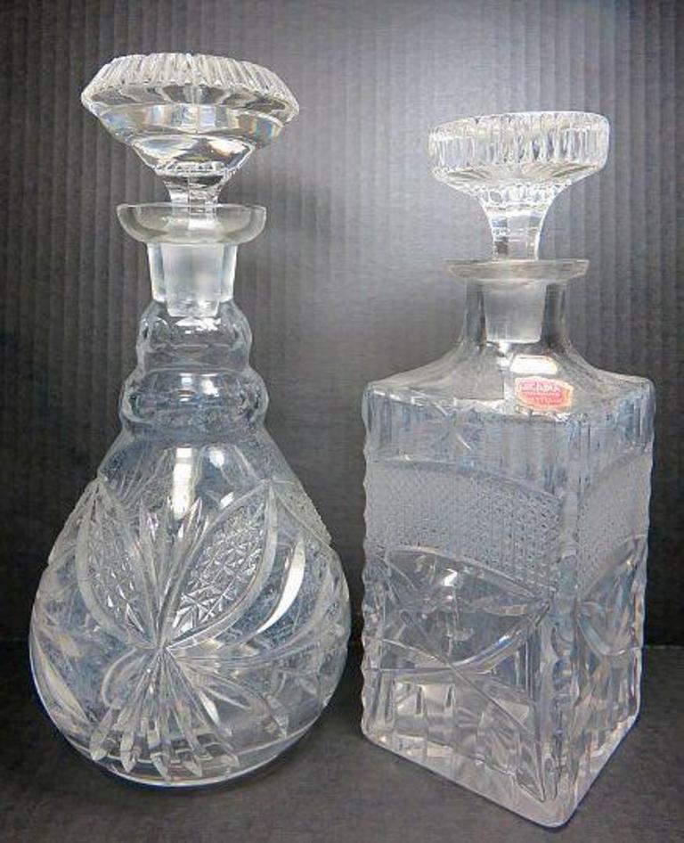 Auction Ohio Lead Crystal Decanters
