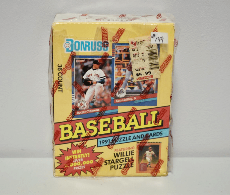 Auction Ohio 1991 Donruss Baseball Box