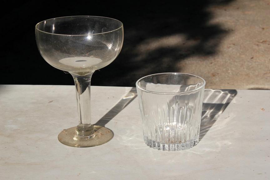 Auction Ohio Giant Drinking Glasses