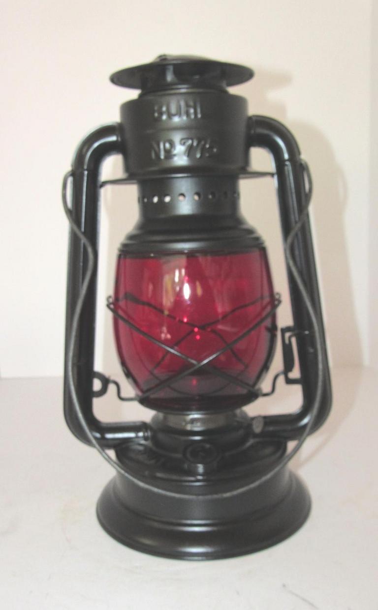 Auction Ohio Buhl Red Globe Lantern
