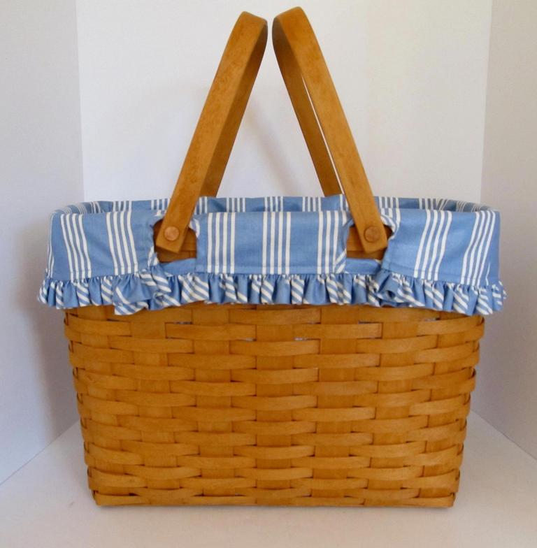 Auction Ohio Longaberger Magazine Basket