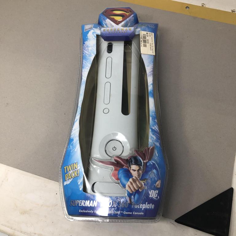 Auction Ohio SUPERMAN XBOX 360 FACEPLATE