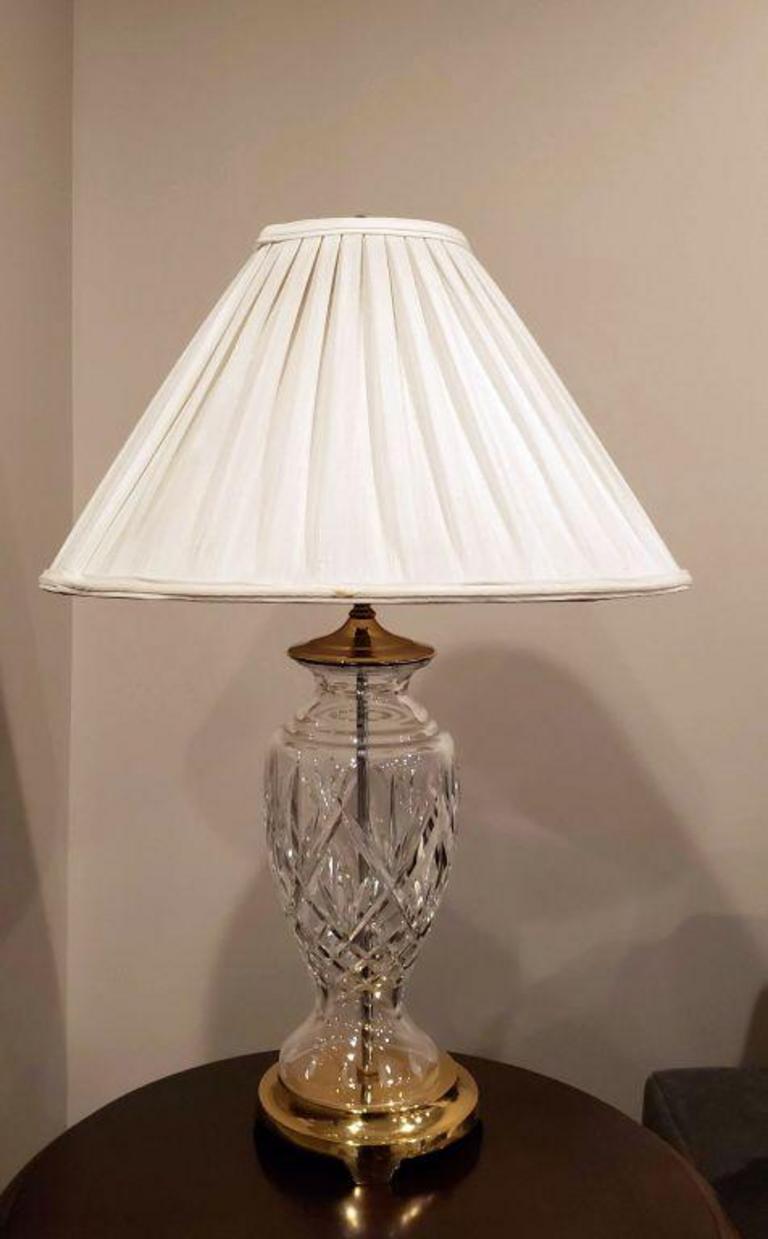 Auction Ohio Waterford Crystal Table Lamp
