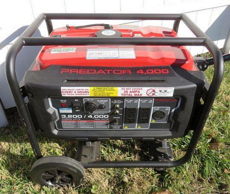 Auction Ohio Predator 4000 Watt Gas Generator