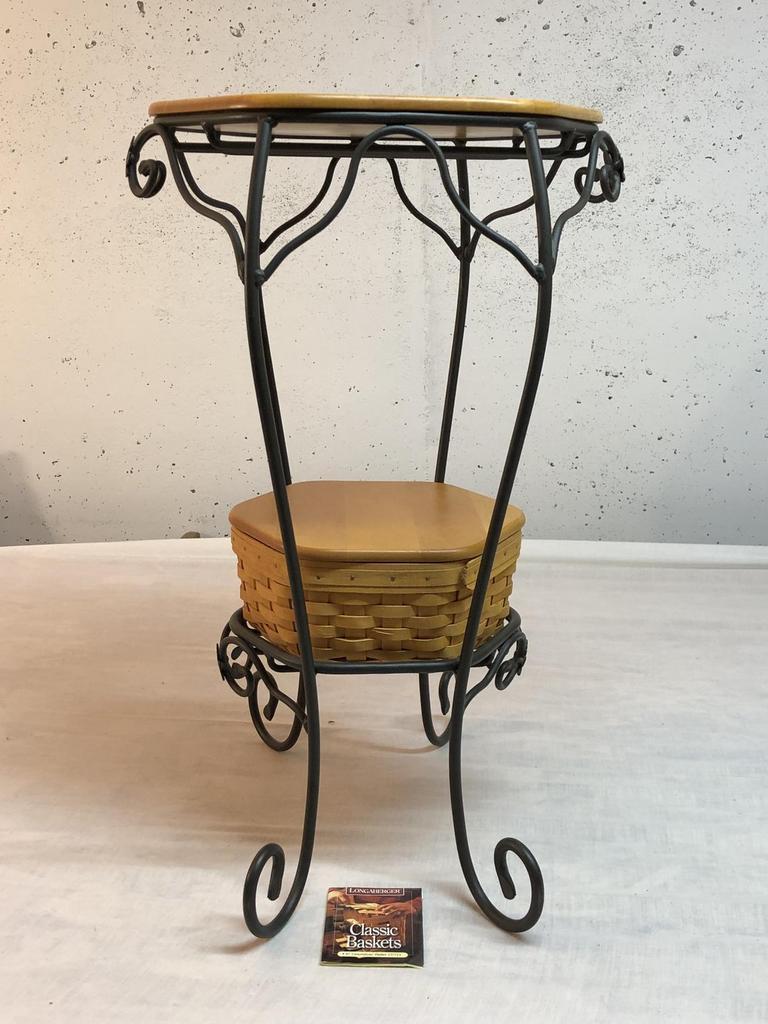 Auction Ohio Longaberger Wrought Iron