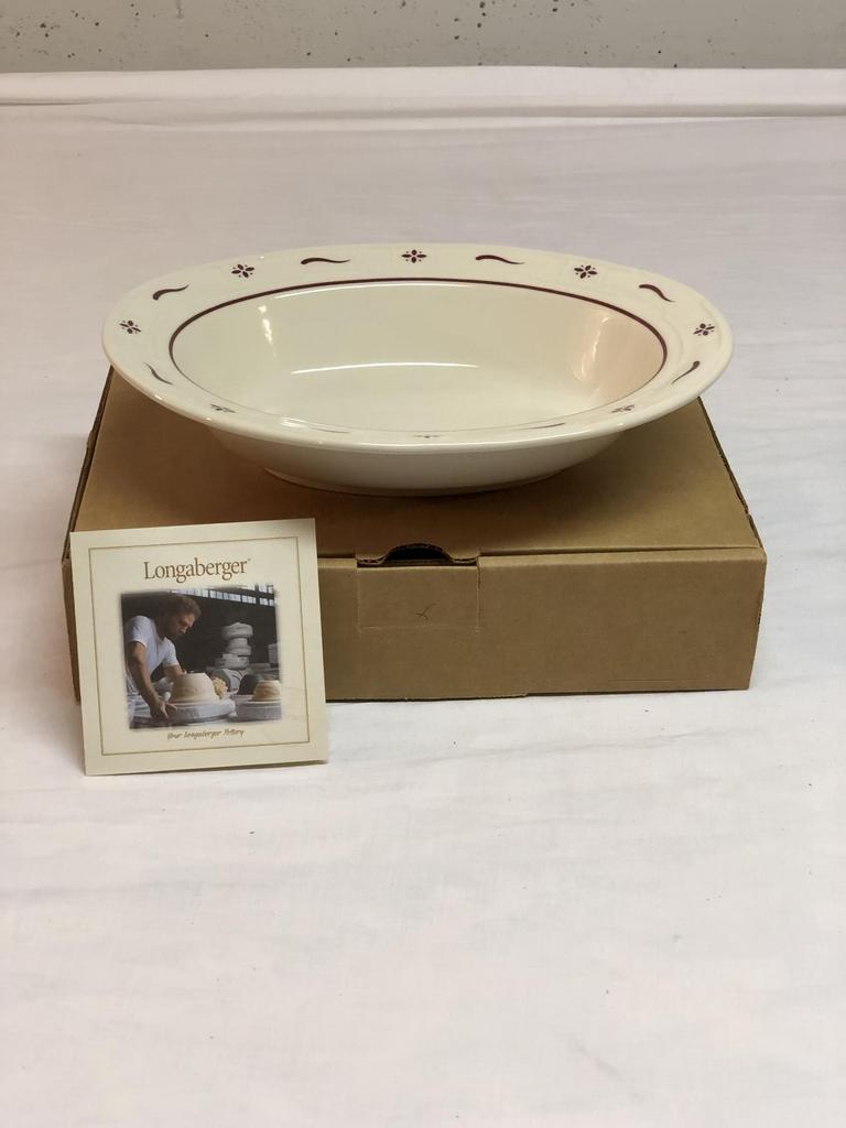 Auction Ohio Longaberger Pottery/China